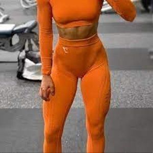 GymShark Flawless Knit Tights Leggings L